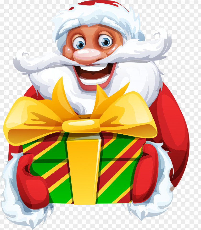 Santa Claus Reindeer Christmas Happiness PNG