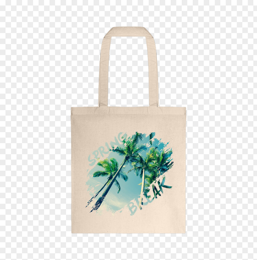 Spring Break T-shirt Tote Bag Handbag Canvas PNG