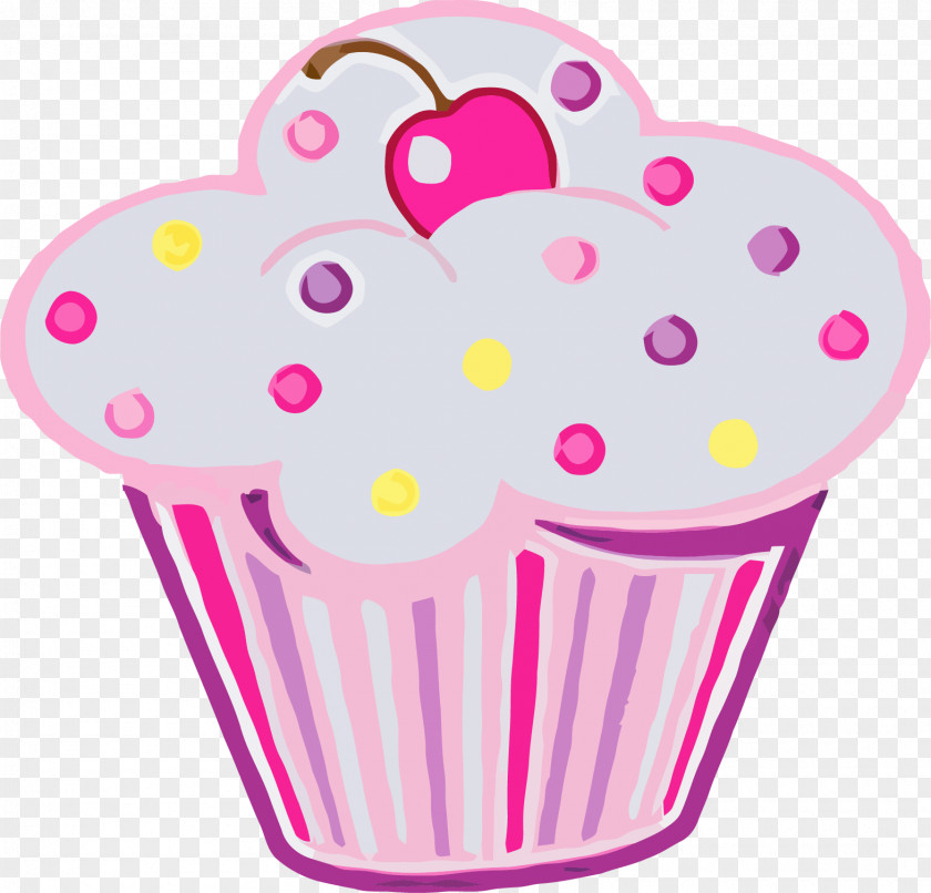 Birthday Cupcake Muffin Clip Art PNG