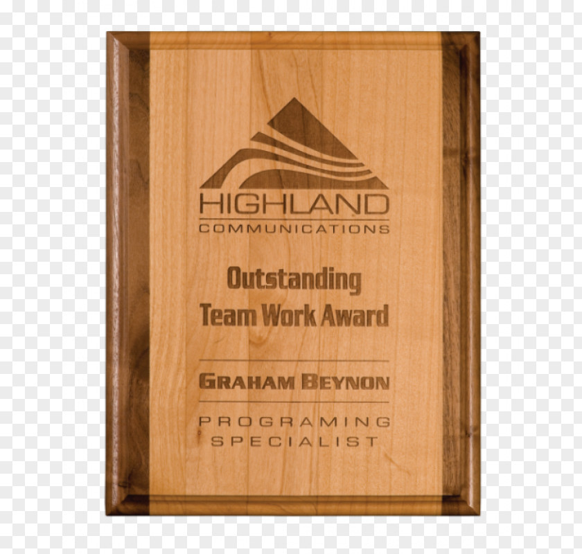 Employee Of The Month Commemorative Plaque Laser Engraving Award Trophy PNG