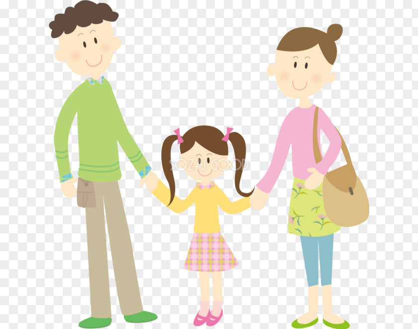 Father And Children Mother お父さん Clip Art PNG