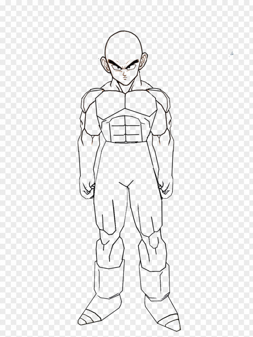 Goku Sketch Vegeta Majin Buu Line Art PNG