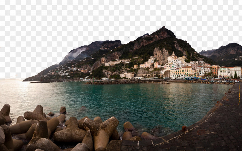 Italy Positano Town Nine Capri Sorrento Pompei Amalfi Drive PNG