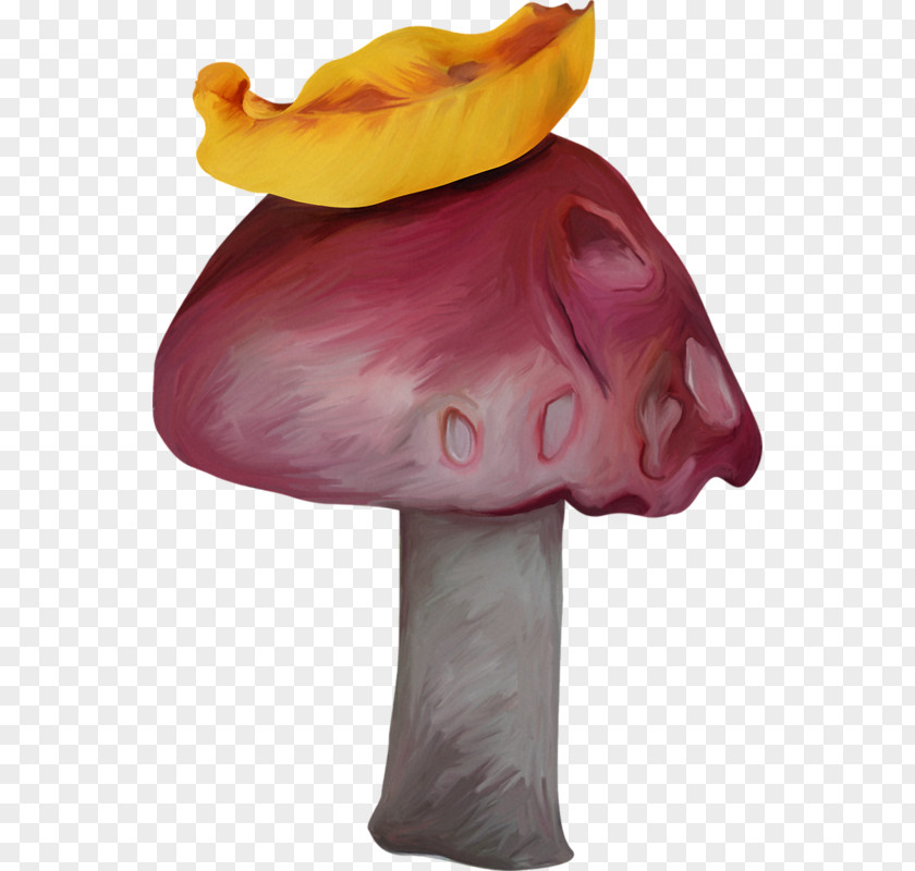 Mushroom Watercolor Figurine PNG