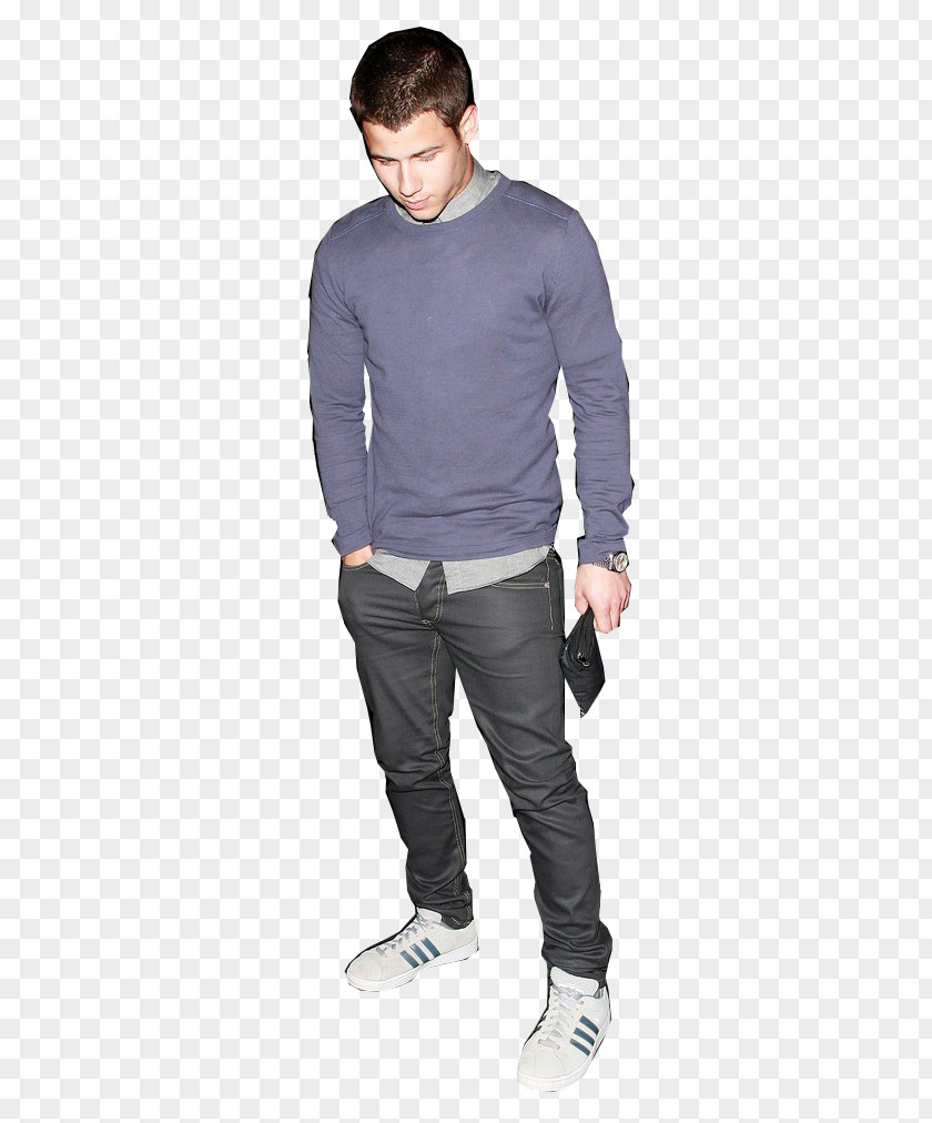 Nick Jonas Jeans T-shirt Shoulder Sleeve Shoe PNG