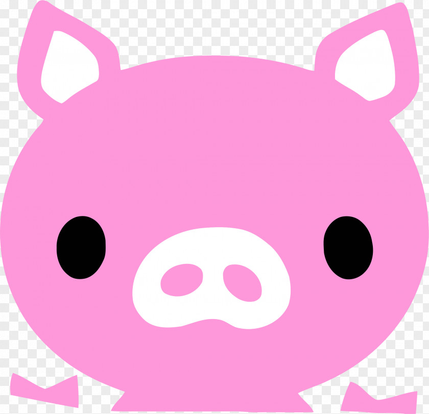 Piglet Domestic Pig Cat Clip Art PNG