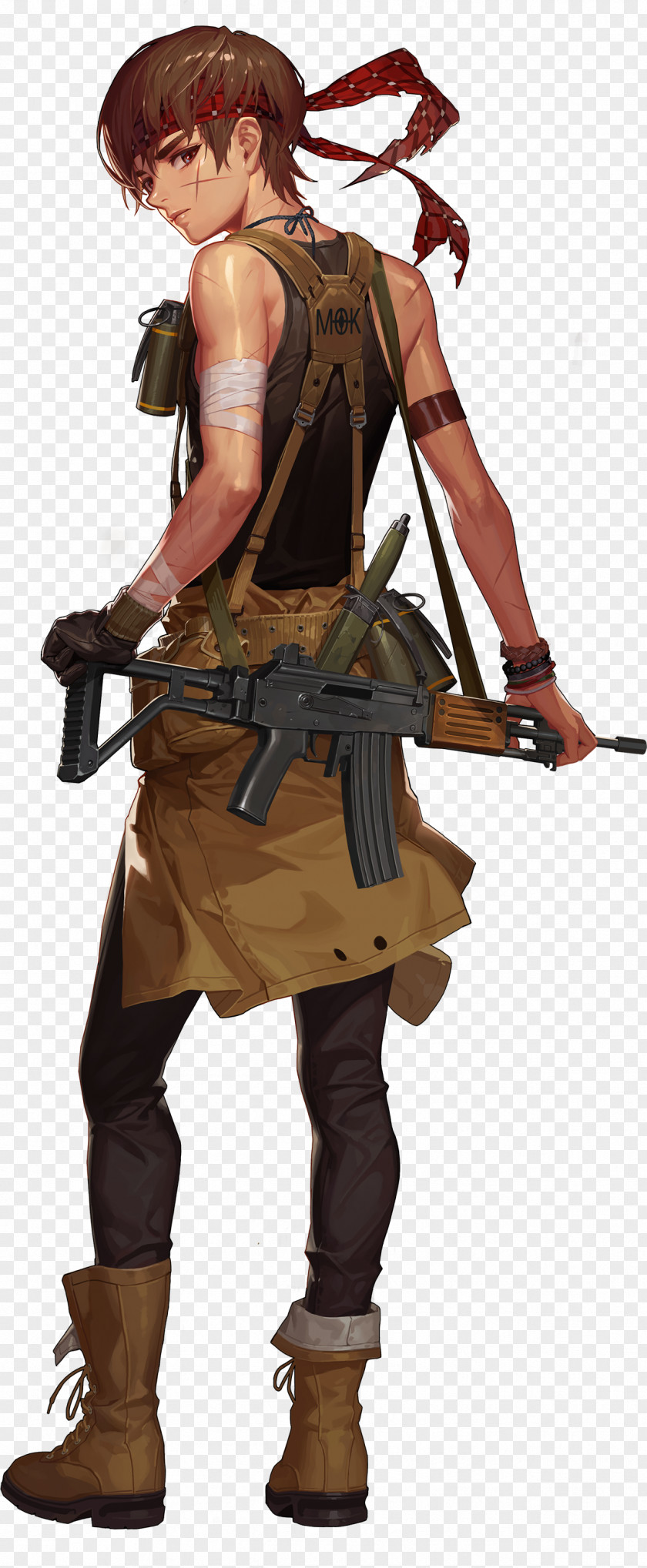 Rules Of Survival Black Character Concept Art Drawing PNG