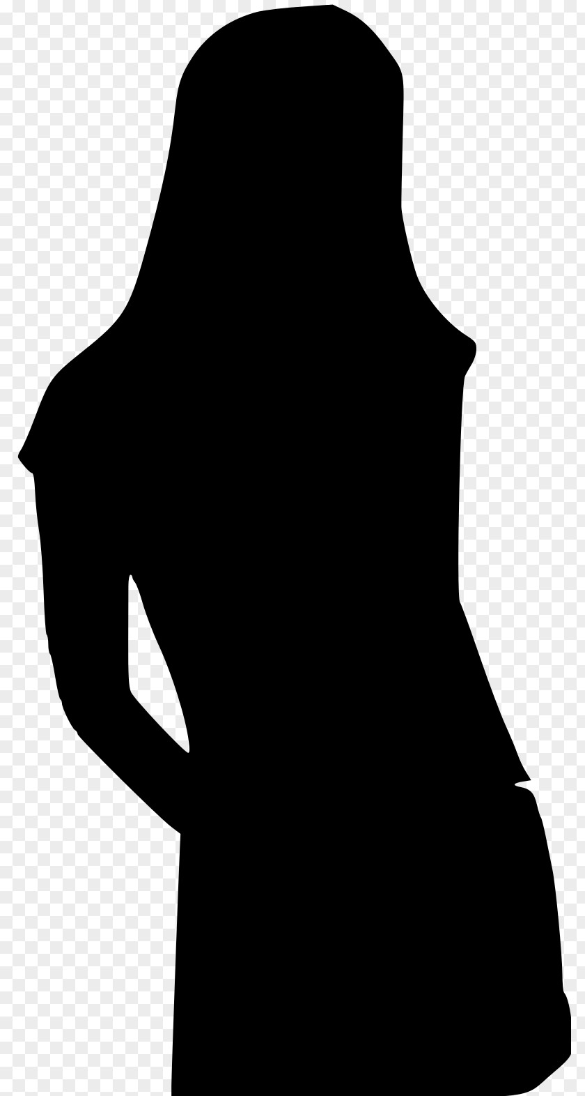 Silhouette Female Clip Art PNG