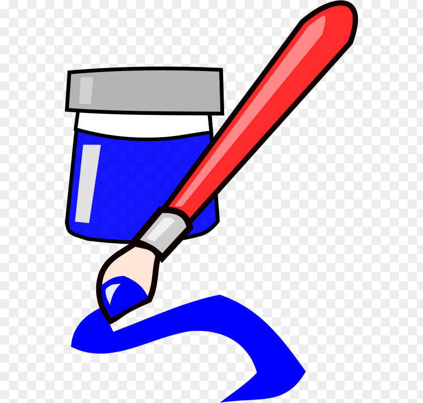 Artistics Cartoon Clip Art Paint Brushes Openclipart Free Content PNG
