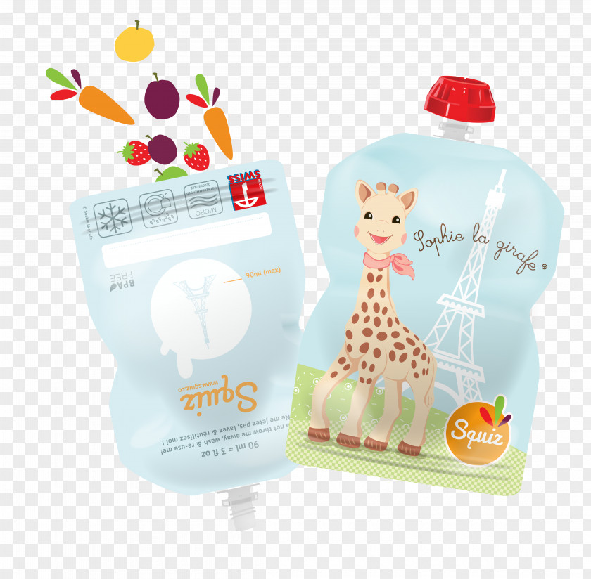 Giraffe Sophie The Baby Food Infant PNG