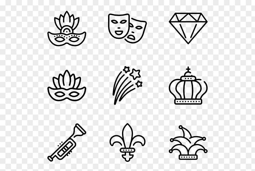 Mardi Icon Design Clip Art PNG