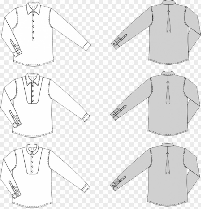 Polo Shirt T-shirt Clothing Burda Style Pattern PNG