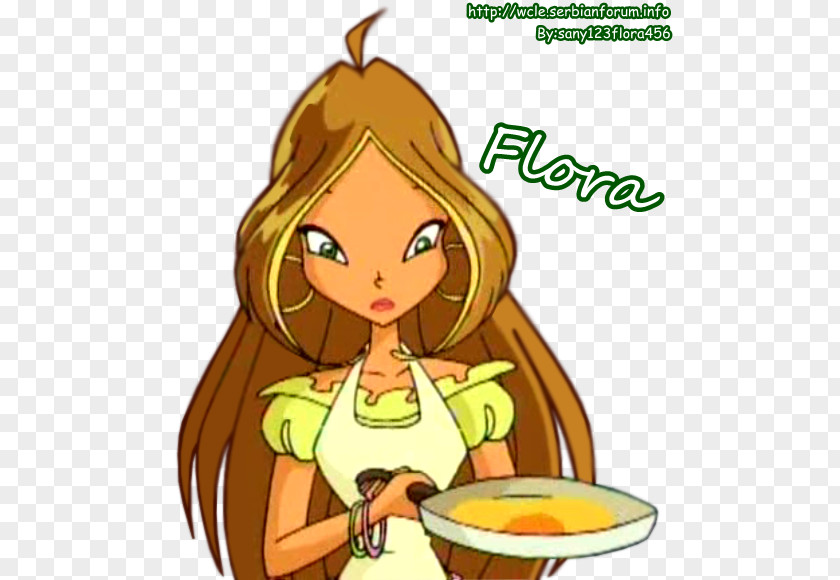 Scrambled Eggs Flora Aisha Character Art PNG