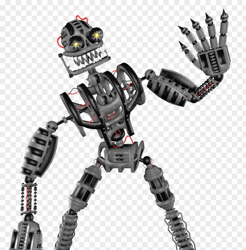 Terminator Five Nights At Freddy's 4 2 3 Endoskeleton PNG