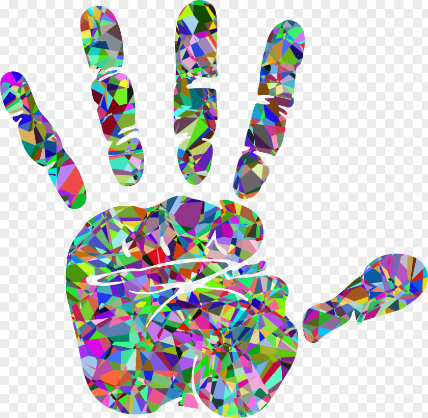 Handprint Color Clip Art PNG