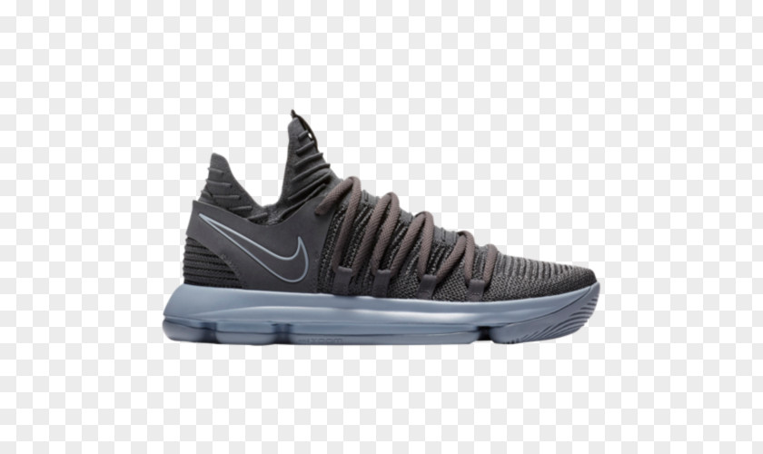 New KD Shoes Nike Zoom Kd 10 Line Sports Dark Grey PNG