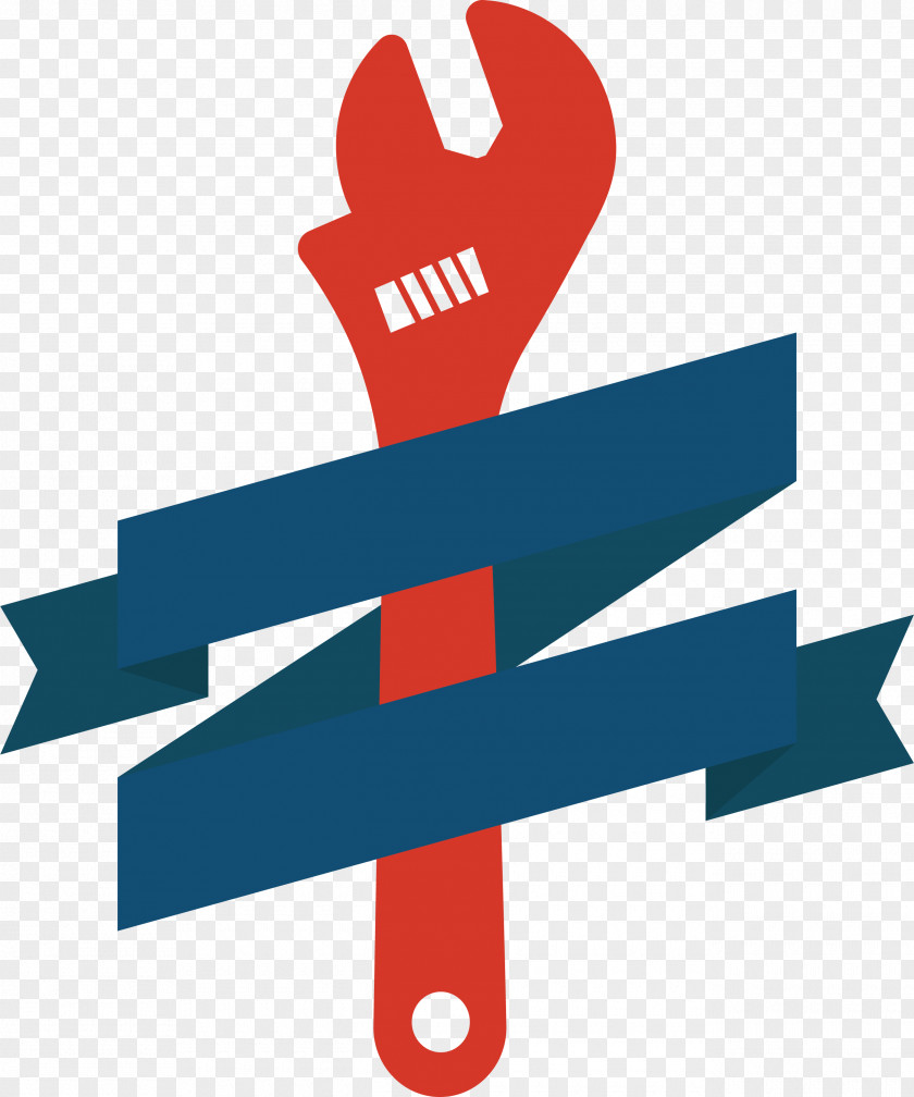 Red Spanner Poster Wrench Adjustable Paper Clip PNG