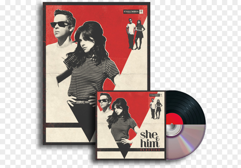 She Soundalike Cover Album & Him Classics LP Record PNG