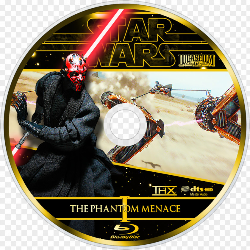 Star Wars Episode I: The Phantom Menace Blu-ray Disc Television Film PNG