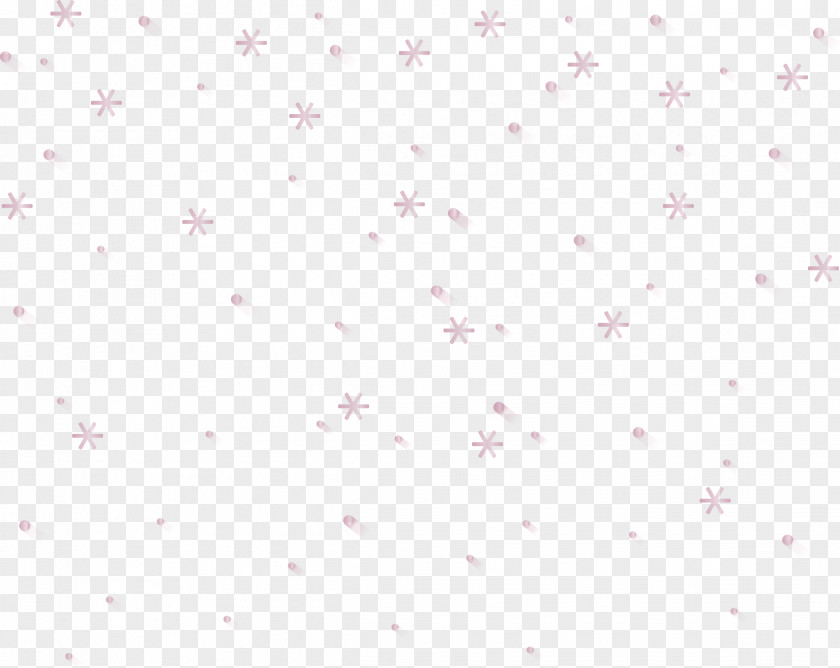 Vector Floating Snowflakes Angle Pattern PNG