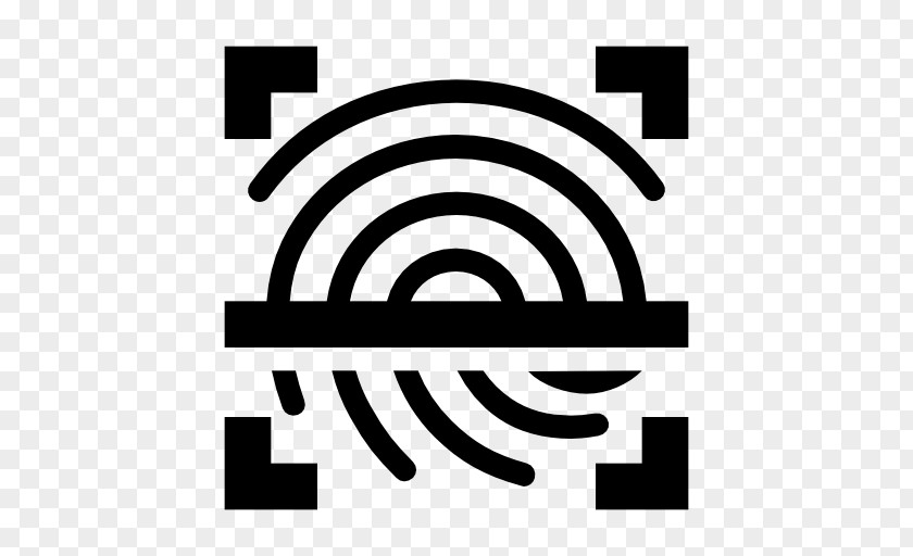 Line Fingerprint Image Scanner PNG