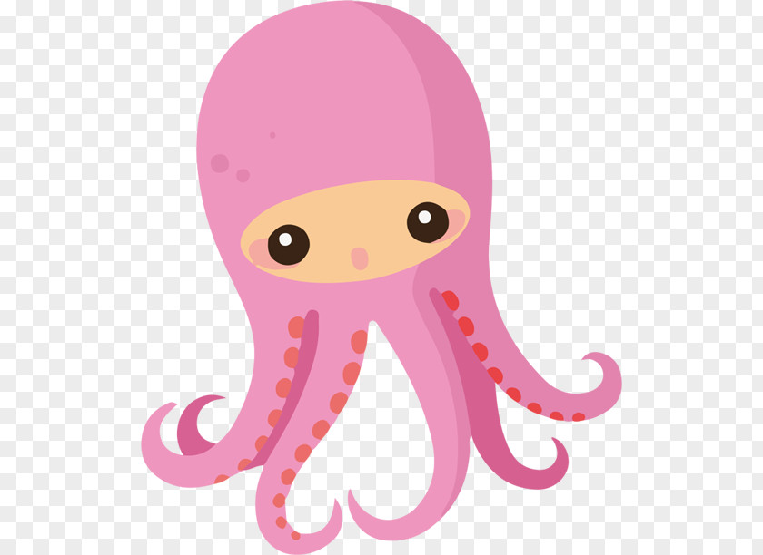 Little Fishes Octopus Clip Art Illustration Cephalopod Child PNG