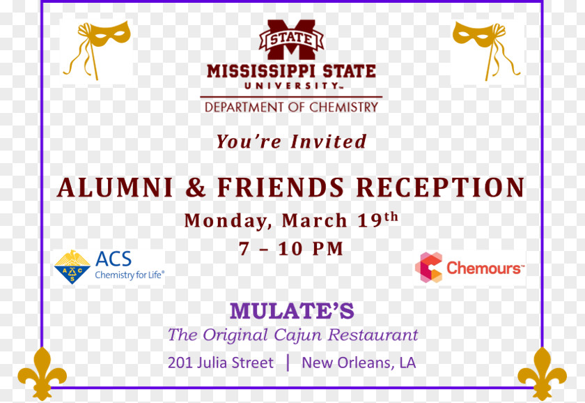 Meeting Invitations Mississippi State University Font Line The Chemours Company PNG