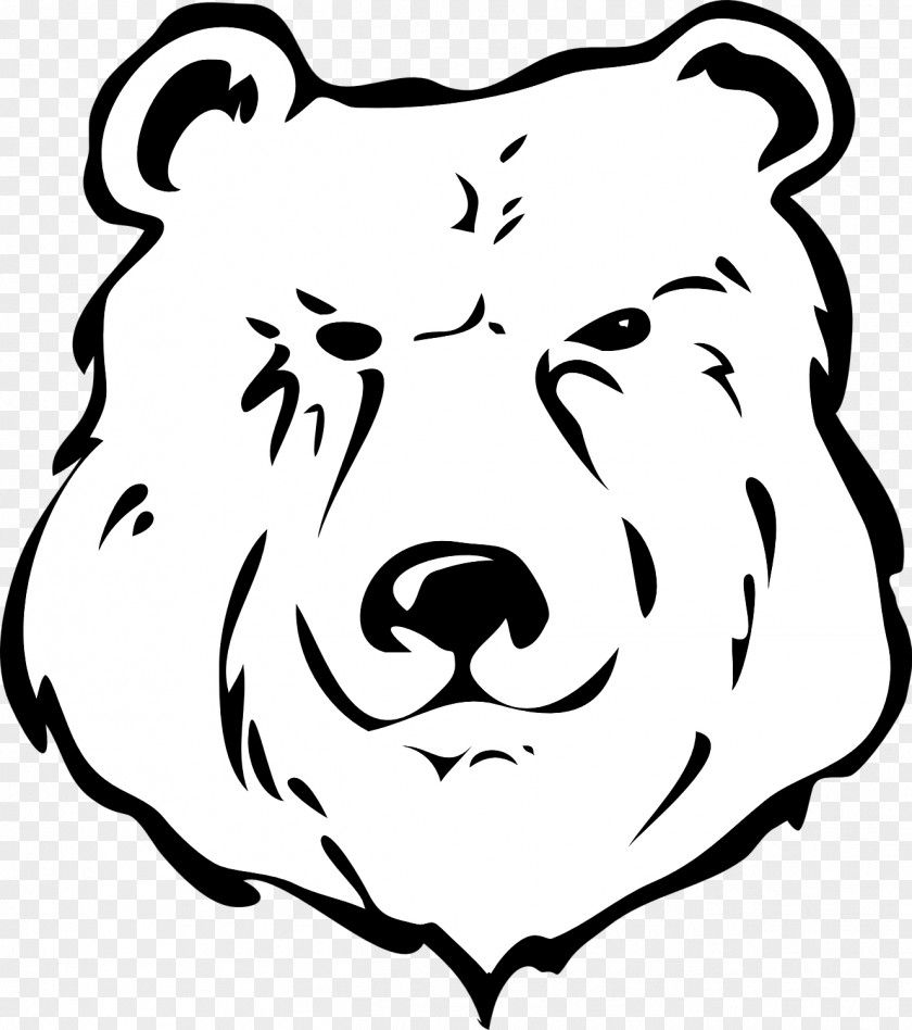 Bear Head Pattern Brown Giant Panda Grizzly Clip Art PNG