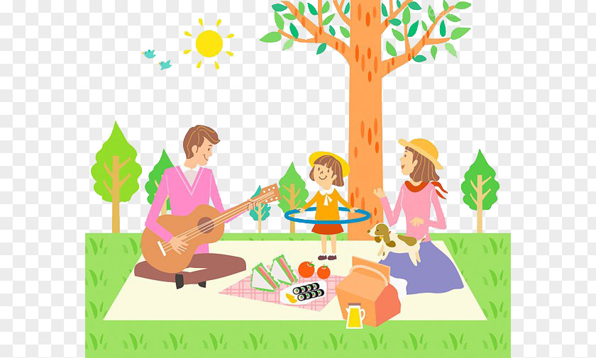 Family Picnic Photography Sandwich Download Illustration PNG