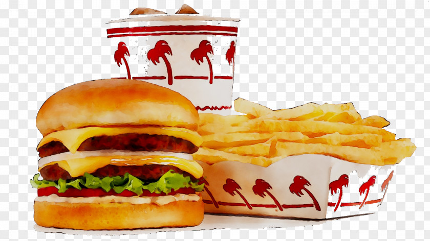 Hamburger California In-N-Out Burger French Fries Fast Food PNG