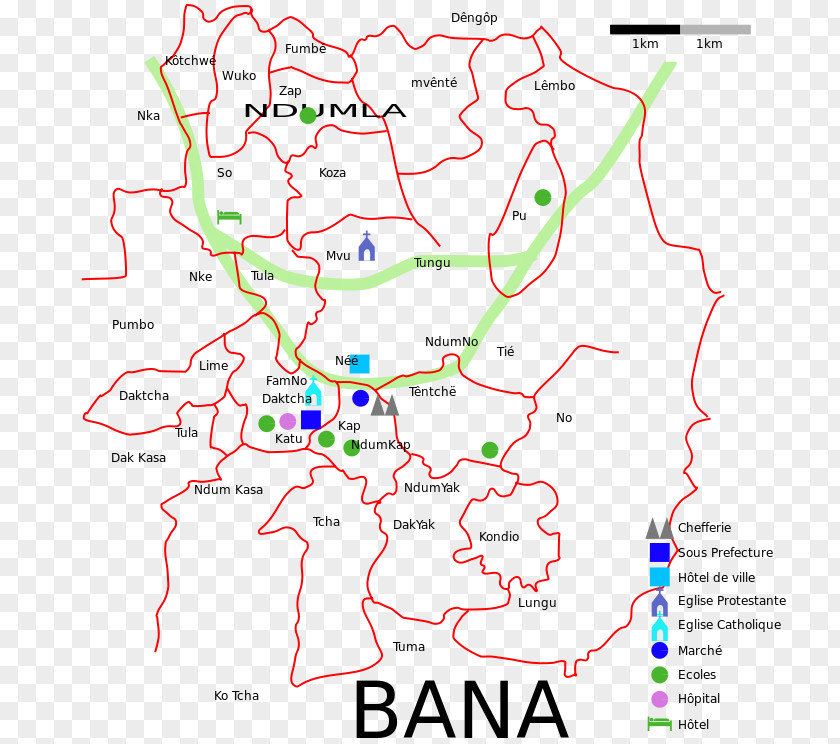 Red Bana Bafang Babouantou Balessing Bangangté PNG