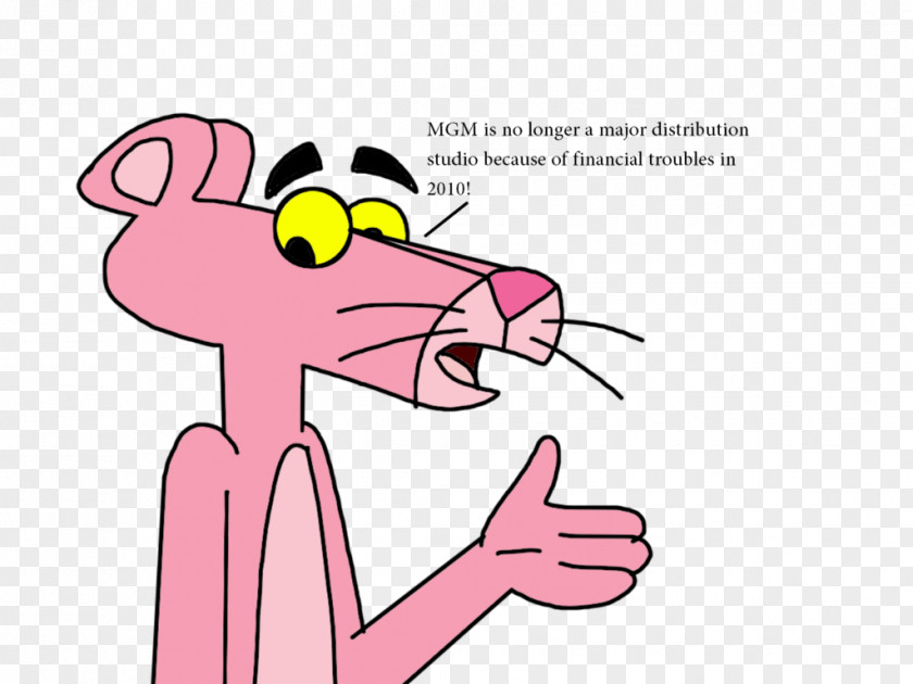 THE PINK PANTHER Thumb Cheek Mouth Mammal PNG