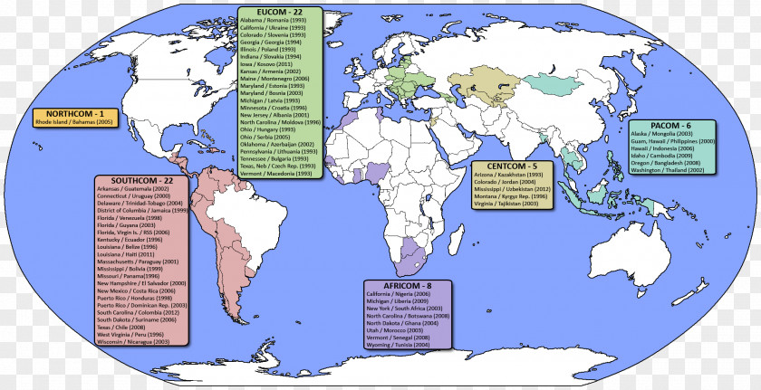 United States Europe World Map PNG