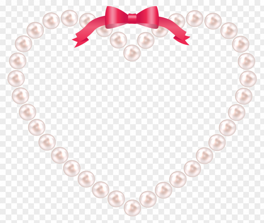White Pearl Necklace Earring PNG