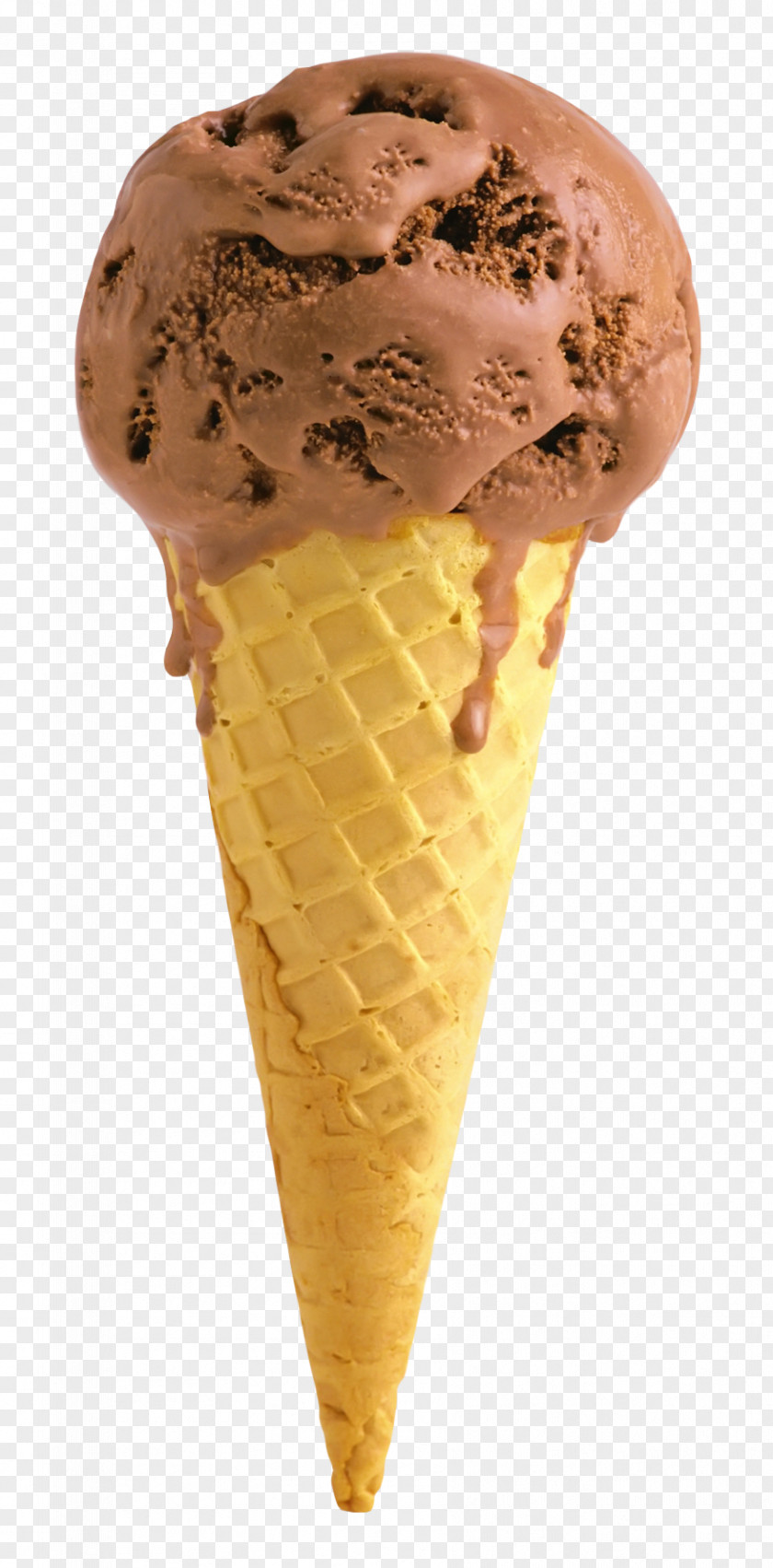 Ice Cream Cone Chocolate Truffle PNG