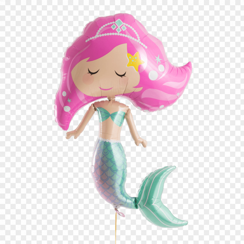 Mermaid Fairy Party Balloon Birthday PNG