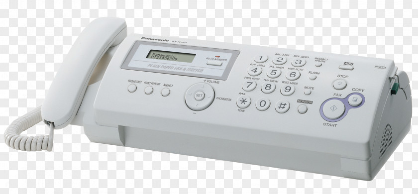 Business Panasonic KX-FP205 Fax Photocopier Telephone PNG