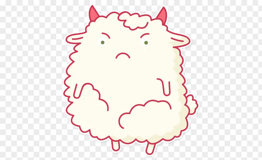 Cute Sheep Pictures Telegram Sticker LINE WhatsApp PNG