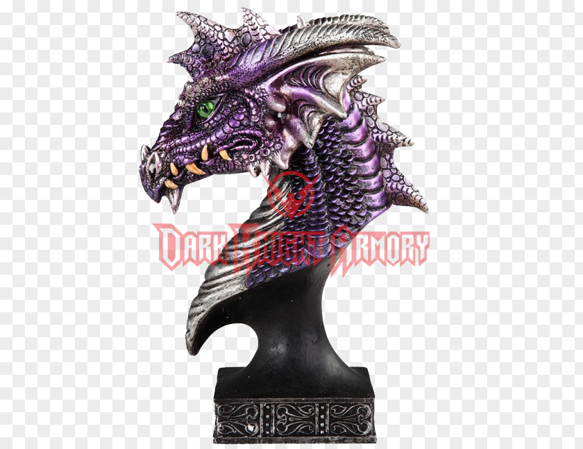 Statue Head Sculpture Figurine Bust Dragon PNG