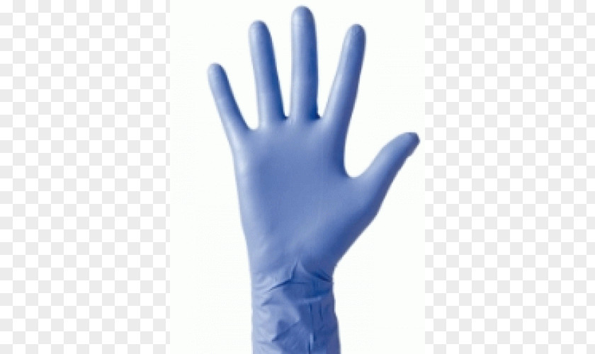 Design Finger Hand Model Medical Glove Cobalt Blue PNG