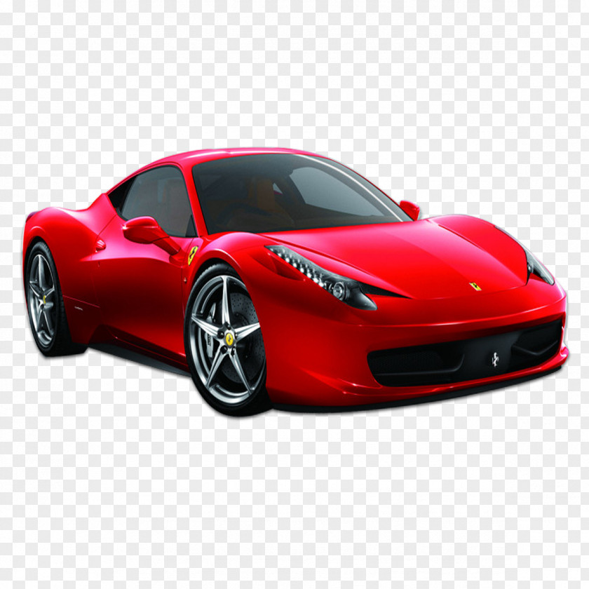 Red Sports Car 2014 Ferrari 458 Spider Luxury Vehicle PNG