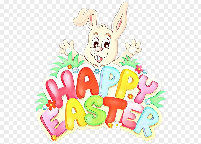 Animal Easter Bunny Background PNG