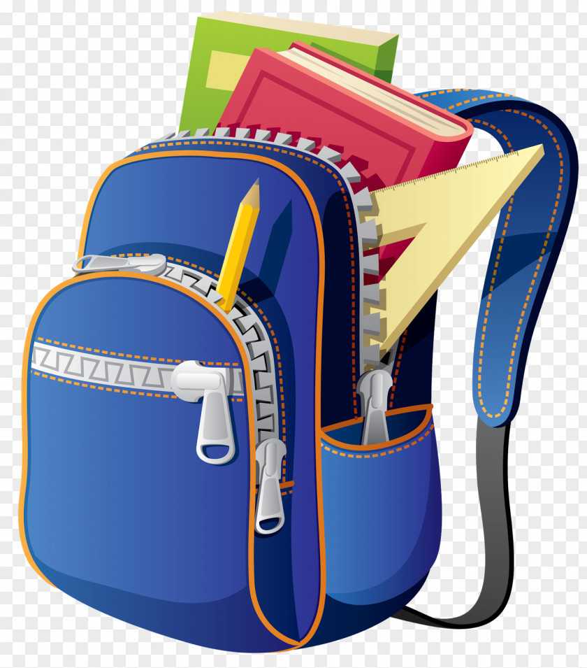 Backpack School Bag Clip Art PNG