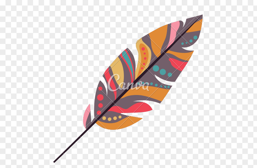 Boho Arrow Feather Bird Asiatic Peafowl PNG