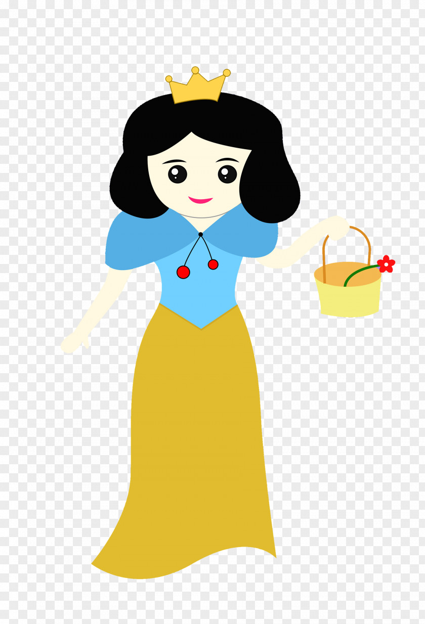 Cartoon Snow White Animation Illustration PNG