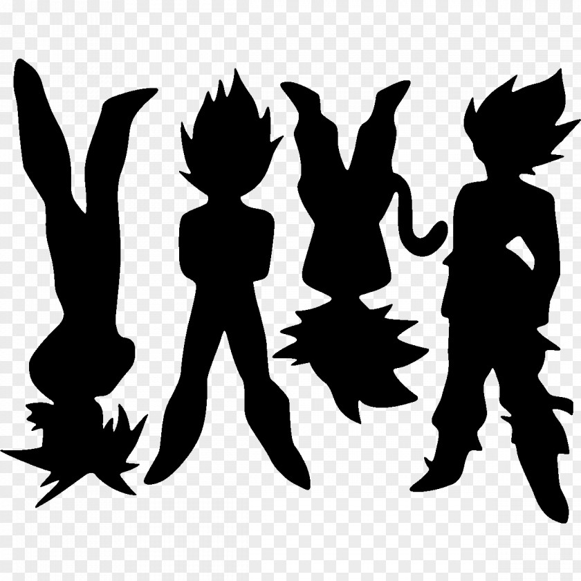 Goku Gohan Silhouette Super Saiyan PNG