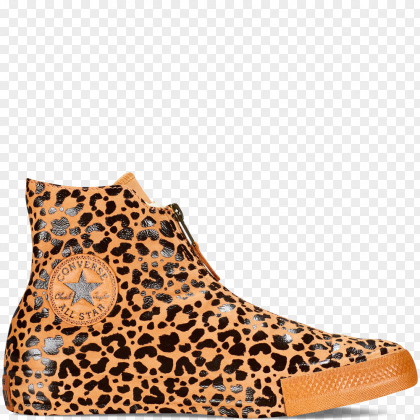 Leopard Print Converse High-top Chuck Taylor All-Stars Sneakers Shoe PNG