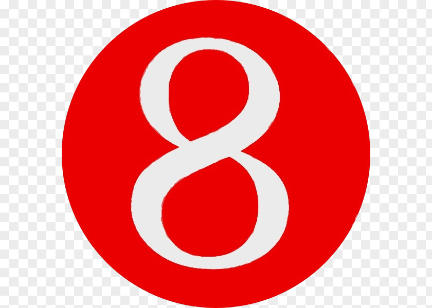 Number Logo Red Circle Symbol Clip Art Sign PNG