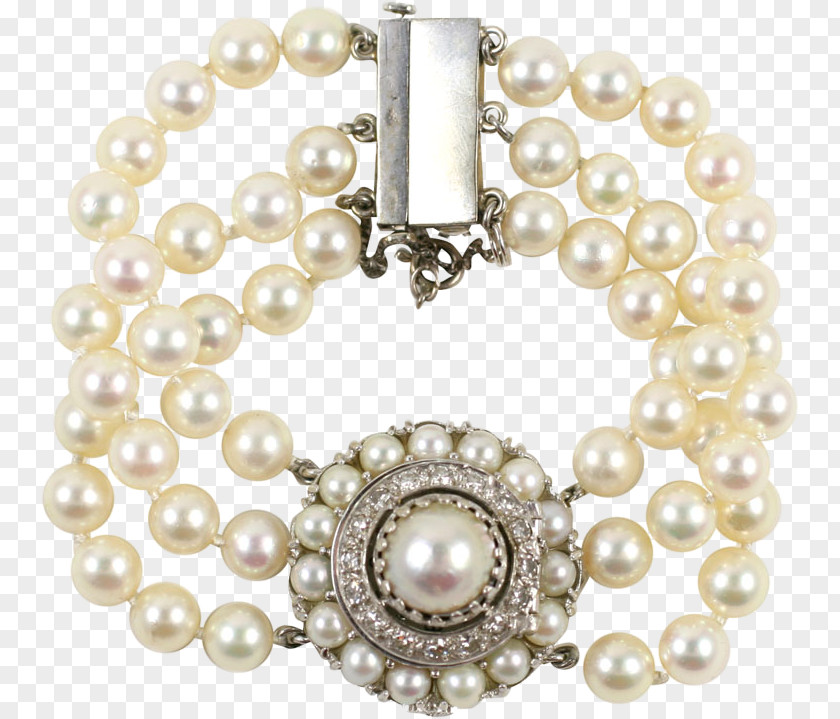 Pearl Jewellery Bracelet Watch Necklace PNG