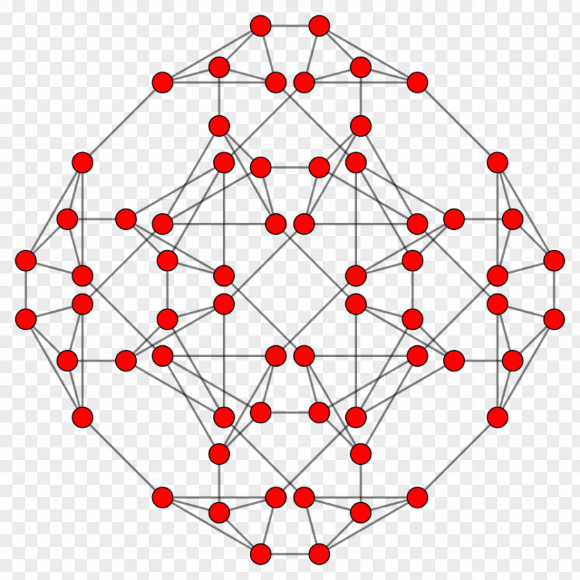 Perspective Projection Truncated Tesseract Truncation 4-polytope PNG